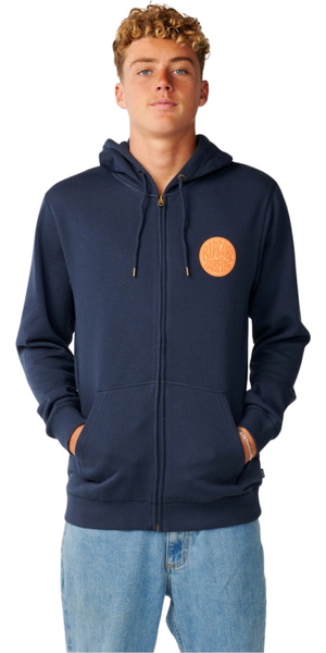 2026 Rip Curl Mens Streamline Zip Thru Fleece 0CQMFL - Dark Navy